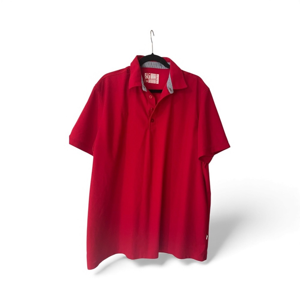 Men's Red Chick-Fil-A Team Employee Polo Shirt‎ Size XXXL 3XL